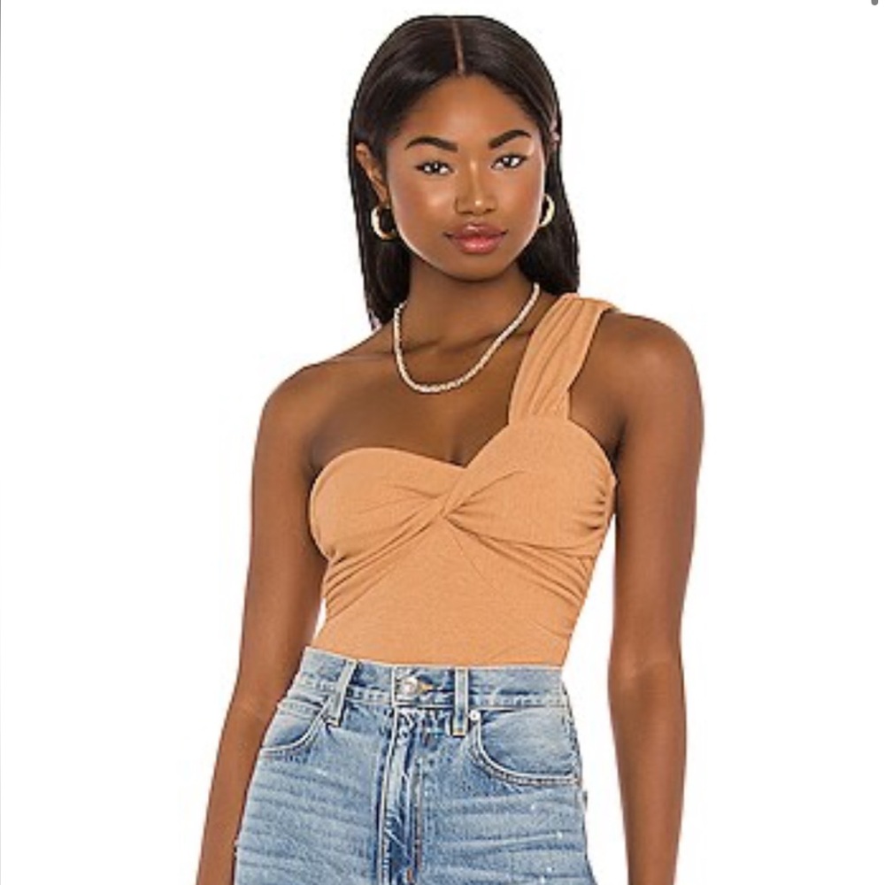 NWT Lovers + Friends Kaela Bodysuit in Nude